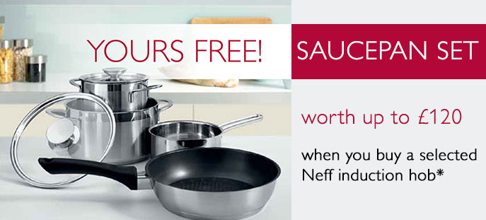 Neff induction deals hob saucepans